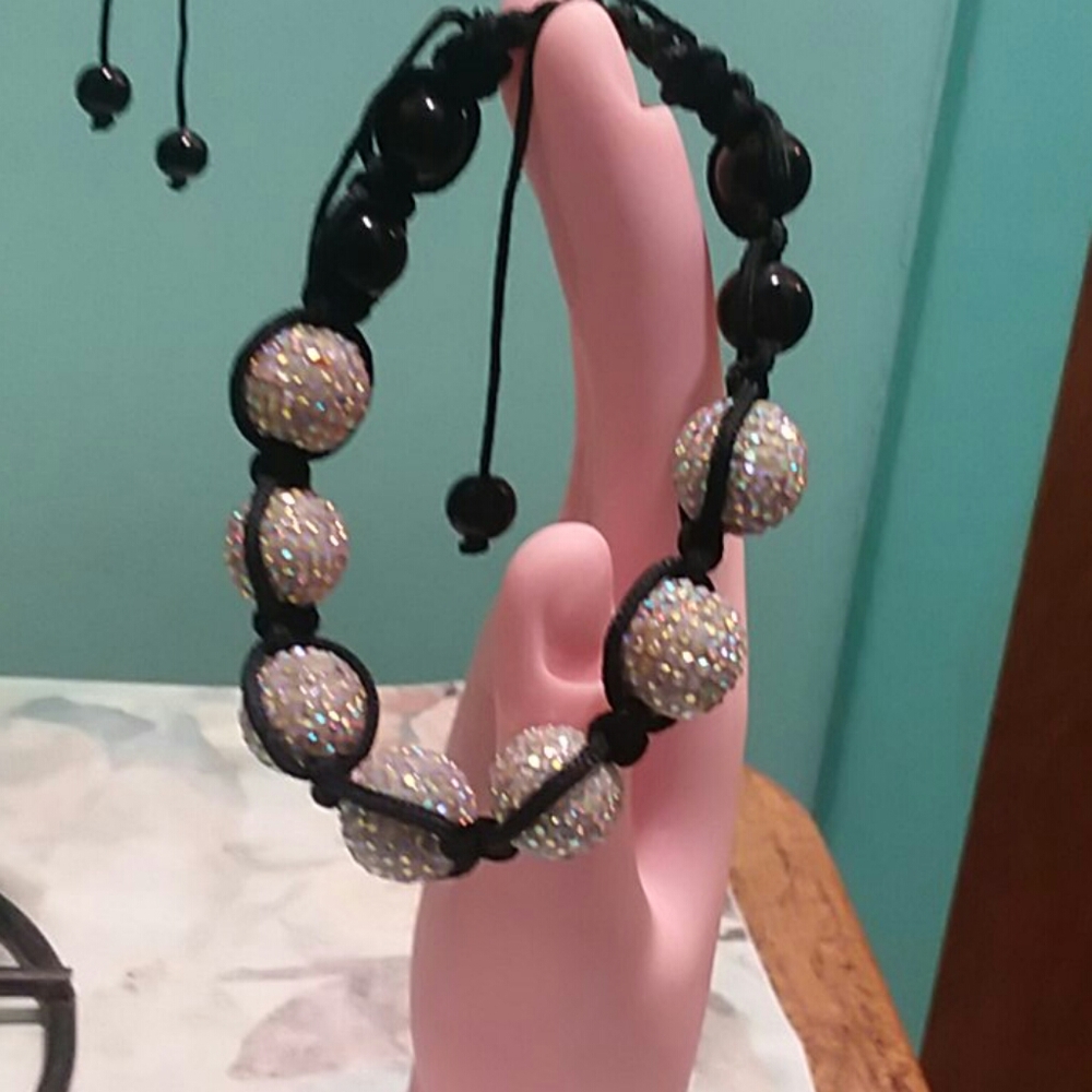 Crystal Rhinestone Bracelet - Picture 2 of 4